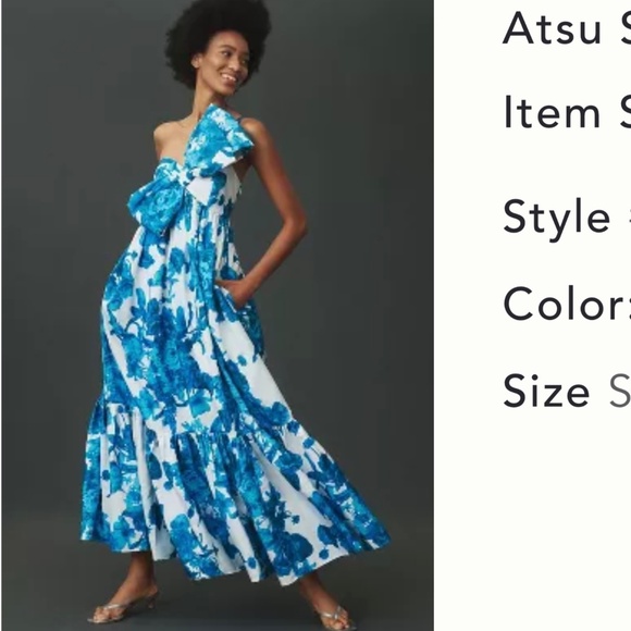 Atsu Sally Bow Dress from Anthropologie - Picture 1 of 2